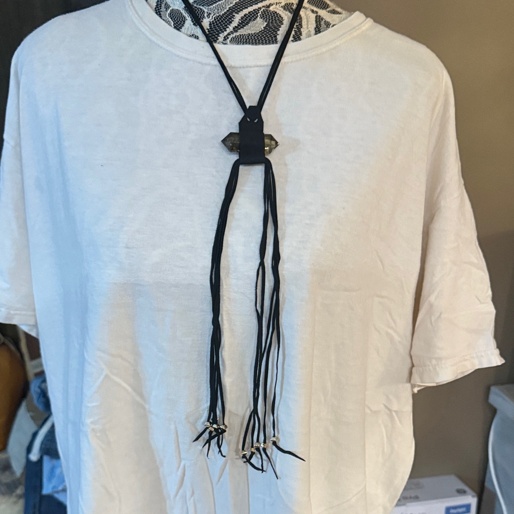 Torrid Black Corded Necklace Brand New 15$
